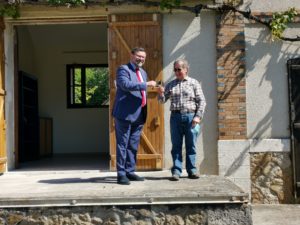 MIELLERIE_VENDREDI_29_MAI_2020_REMISE_CLES_M_THOMERET
